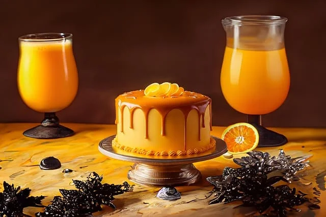 Gâteau moelleux à la mandarine Satsuma