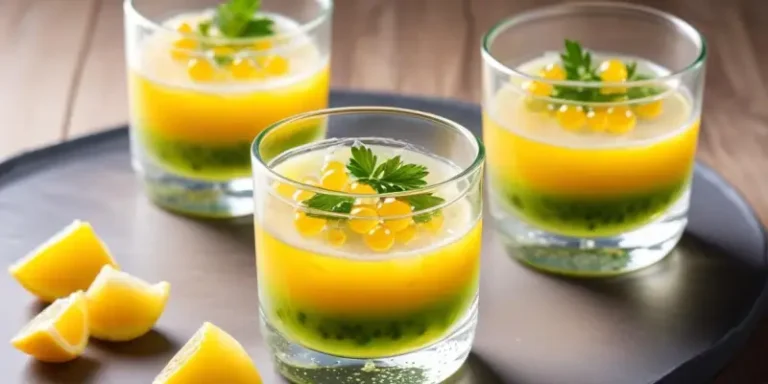 Verrine crémeuse au Yuzu