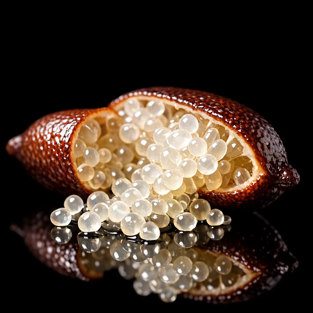 Tarte au citron caviar et crème douce