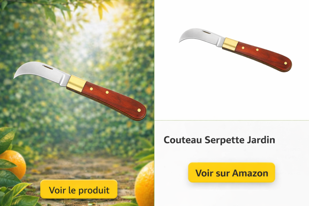 Couteau Serpette Jardin