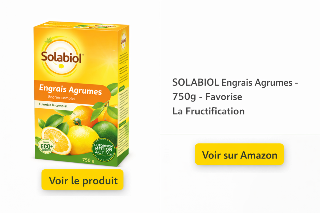 SOLABIOL Engrais Agrumes - 750g - Favorise La Fructification