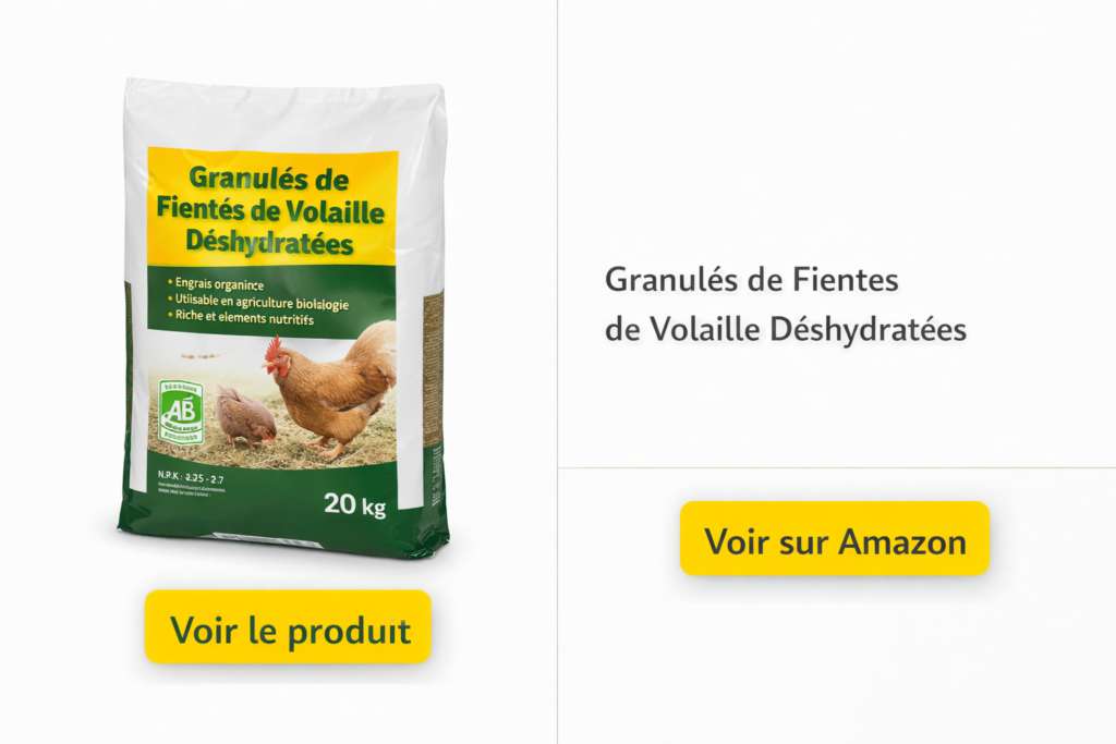 Granulés de Fientes de Volaille Déshydratées