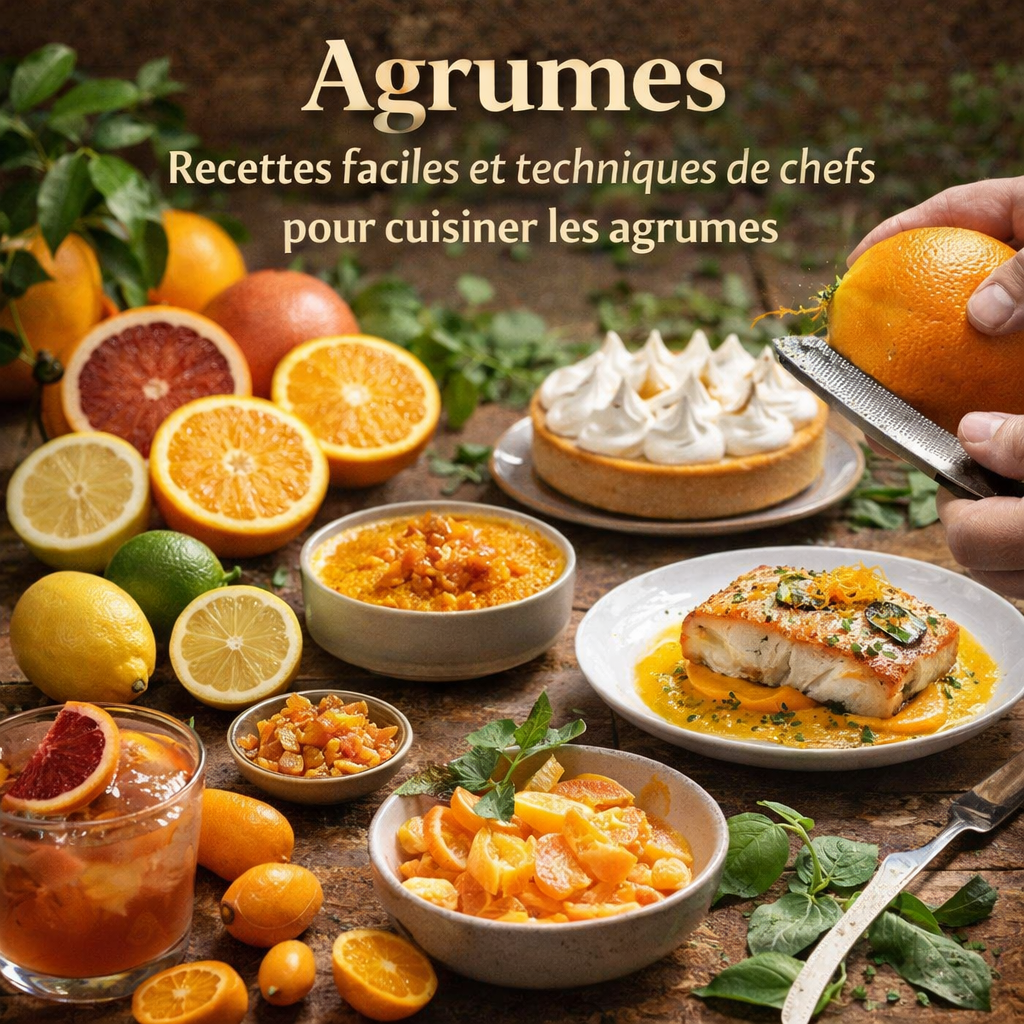 Agrumes : Recettes faciles et techniques de chefs pour cuisiner les agrumes
