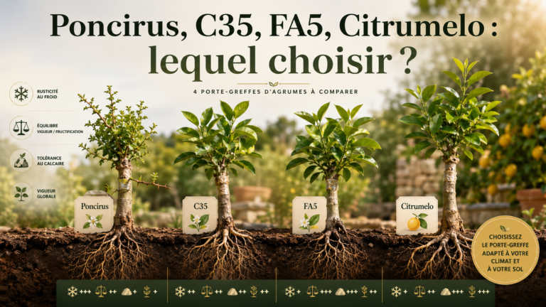 Poncirus, C35, FA5, Citrumelo : lequel choisir ?