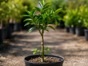 Greffe d’une mandarine satsuma sur Poncirus trifoliata