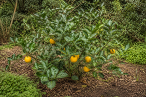 Ichang papeda Citrus ichangensis cultivé en pleine terre