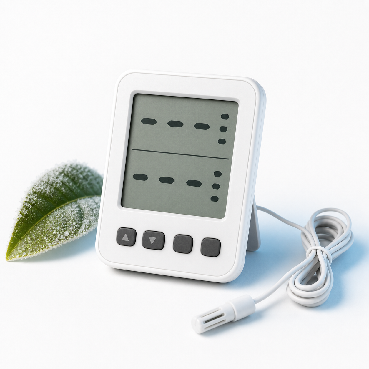 Thermomètre maxima-minima pour surveiller le gel autour des agrumes