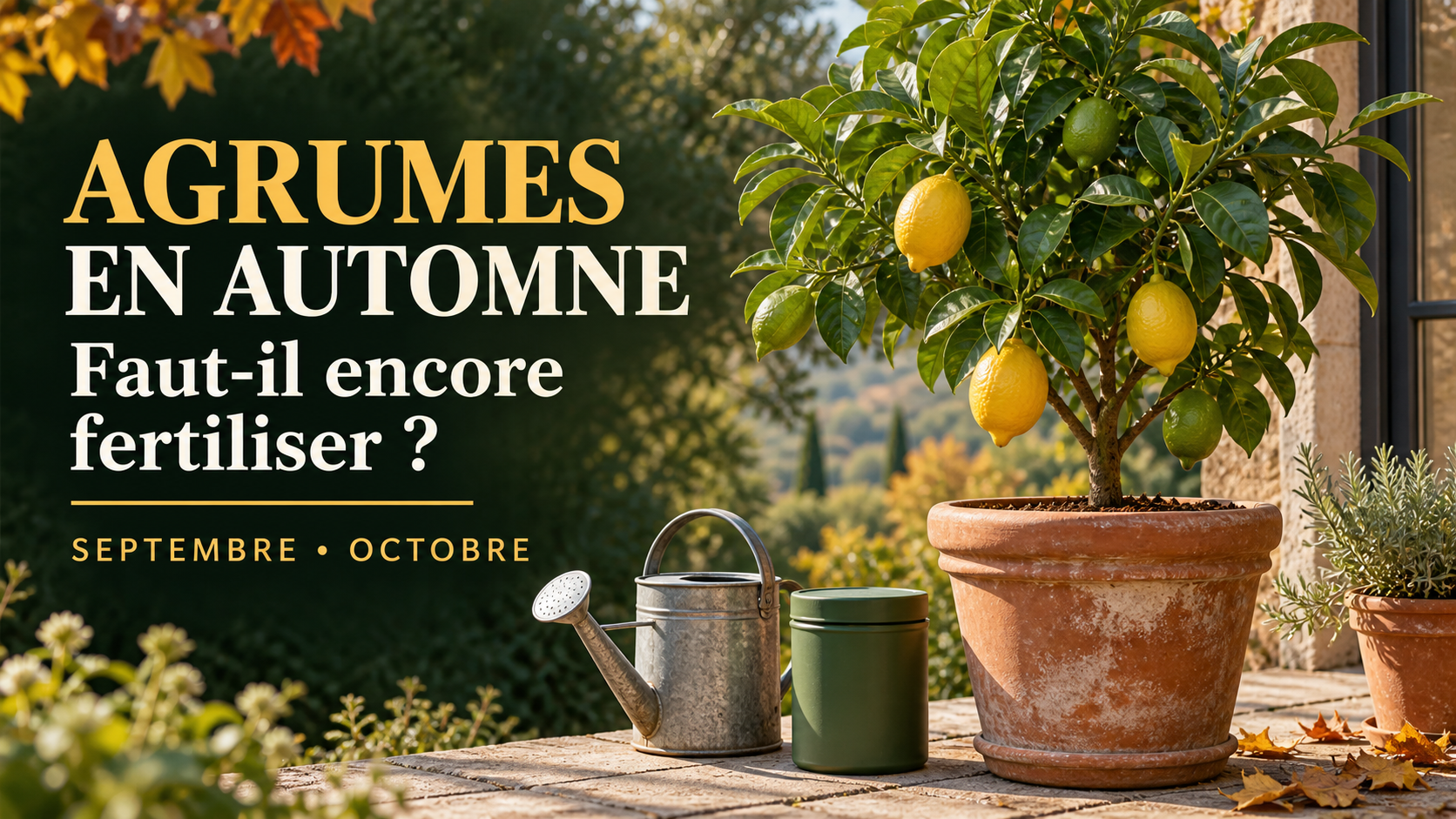 Fertilisation des agrumes en automne : faut-il encore fertiliser en septembre et octobre ? Illustration générée par IA