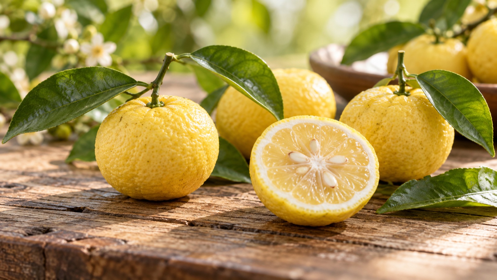 Illustration générée par IA de petits fruits de Hanayu entiers et coupés