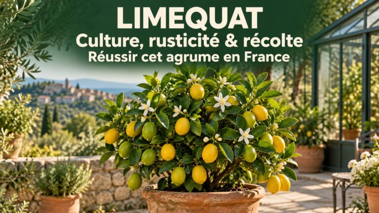 Illustration IA : Limequat, culture, rusticité et récolte en France.